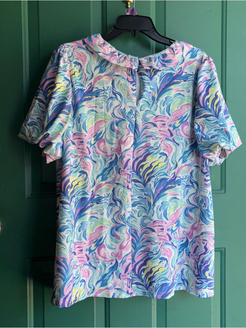 Simply Southern large Watercolor Blouse new - Picture 8 of 11